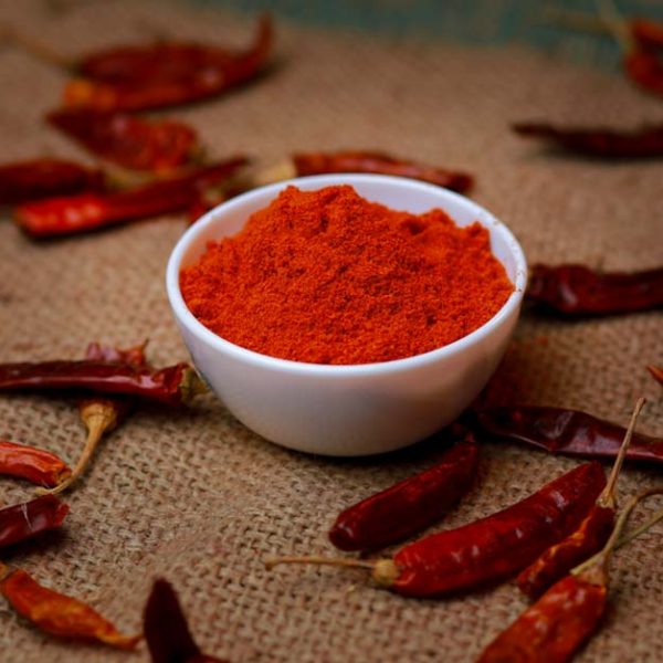 Home made red chilli powder